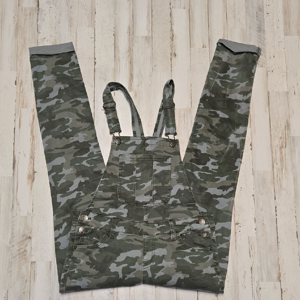 Justice Camouflage Overalls with Adjustable Straps